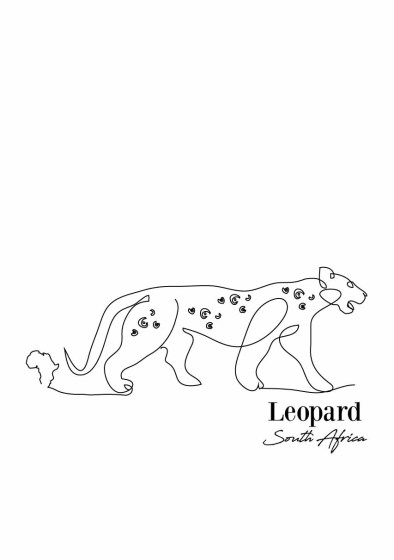 contour leopard silkscreen